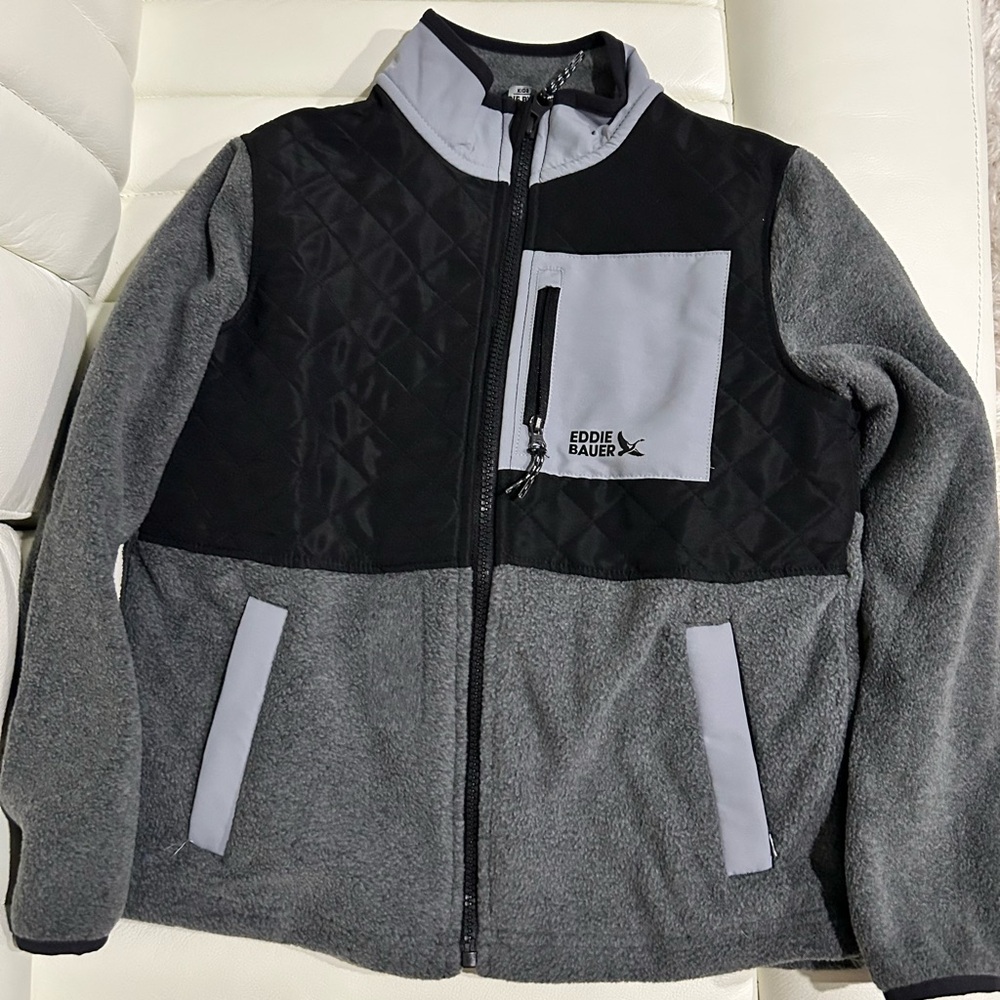 Eddie Bauer Kids Polar Fleece Jacket Size Small 6/7
